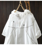 Vintage Hooded Patchwork T-Shirt