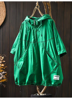 Vintage Hooded Patchwork T-Shirt